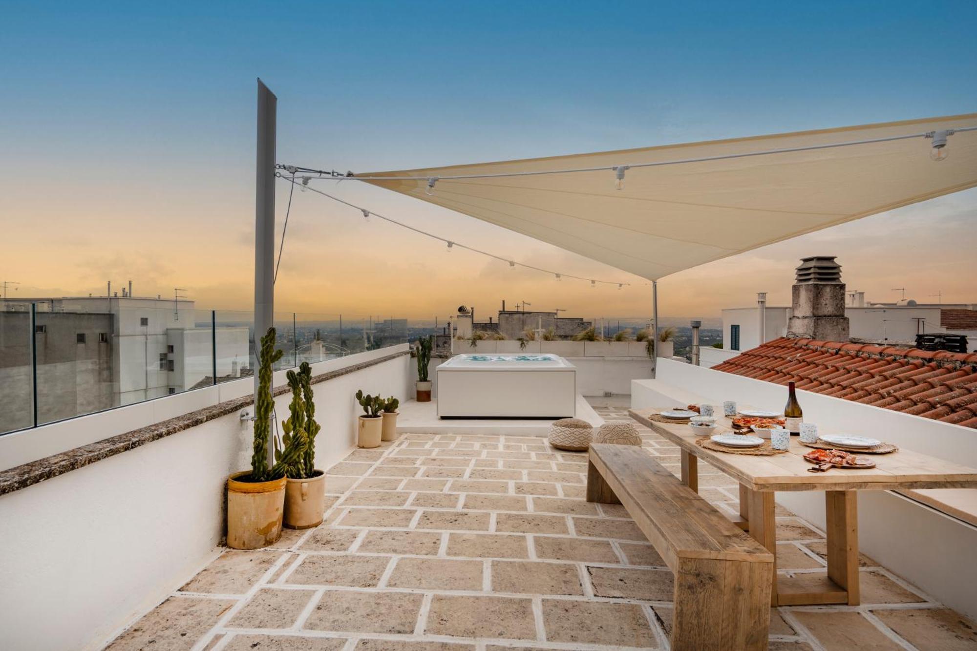 Appartamento Casa U Burie, Casa Design Con Terrazza Panoramica E Jacuzzi Cisternino Esterno foto